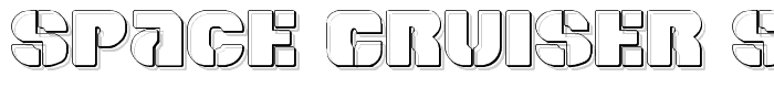 Space Cruiser Shadow font
